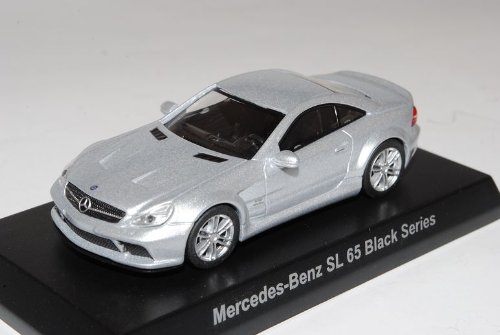 Kyosho Mercedes-Benz SL65 AMG Black Series Ab 2009 Silber R230 1/64 Sonderangebot Modell Auto von Kyosho