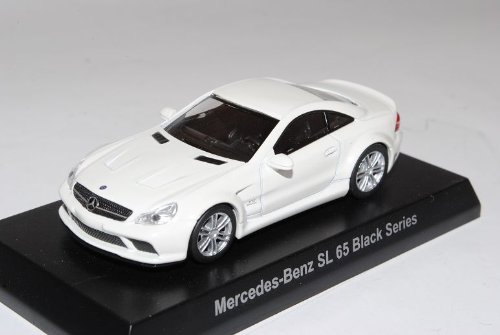 Kyosho Mercedes-Benz SL65 AMG Black Series Ab 2009 Weiss R230 1/64 Sonderangebot Modell Auto von Kyosho