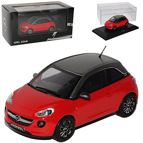 Kyosho Opel Adam 3 Türer Rot mit Silber Ab 2012 1/43 i-Scale Modell Auto von Kyosho