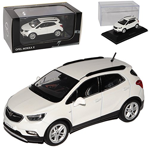 Kyosho Opel Mokka X SUV Weiss Modell Ab 2012 Ab Facelift 2016 1/43 i-Scale Modell Auto von Kyosho