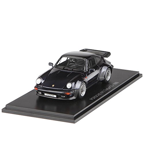 Kyosho Porsche 911 Turbo 3.3 Auto im Maßstab 1:43 (dunkelblau) von Kyosho