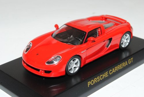 Kyosho Porsche Carrera GT Coupe Rot 2003-2006 1/64 Sonderangebot Modell Auto mit individiuellem Wunschkennzeichen von Kyosho