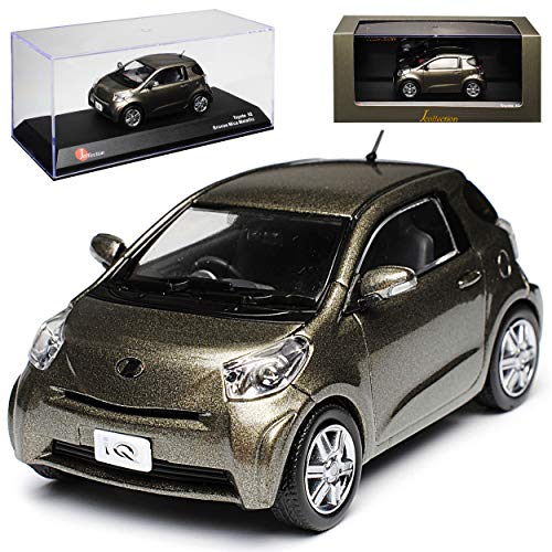 Kyosho T*o*y*o*t*a IQ Bronze Braun Metallic 2008-2014 1/43 J-Collection Modell Auto mit individiuellem Wunschkennzeichen von Kyosho