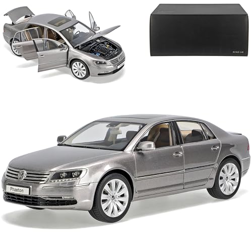 Kyosho Volkwagen Phaeton Grau Silber GP3 Ab Facelift 2010 1/18 Modell Auto von Kyosho