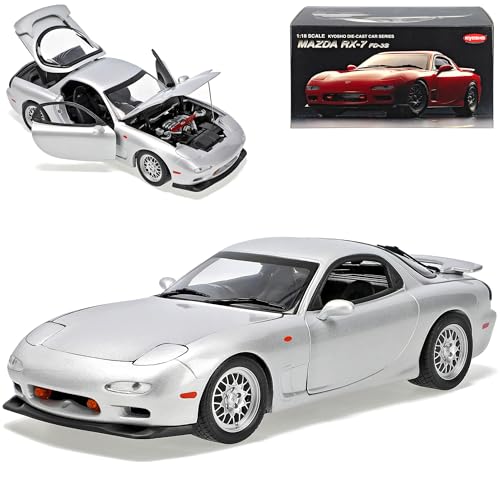 Kyosho Mazda Rx7 Rx-7 Type iii 3 Silber 1995 Coupe Silber 1/18 Modellauto Modell Auto von Kyosho