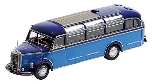 Minichamps 439360011 MB Mercedes - Benz O 3500 Bus 1950 , hellblau dunkelblau von Kyosho