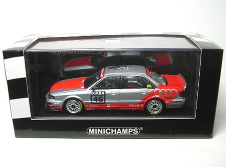 Kyosho Minichamps Miniature-Audi V8-Team SMS H. Haupt DTM 1992, 400921445 von Kyosho