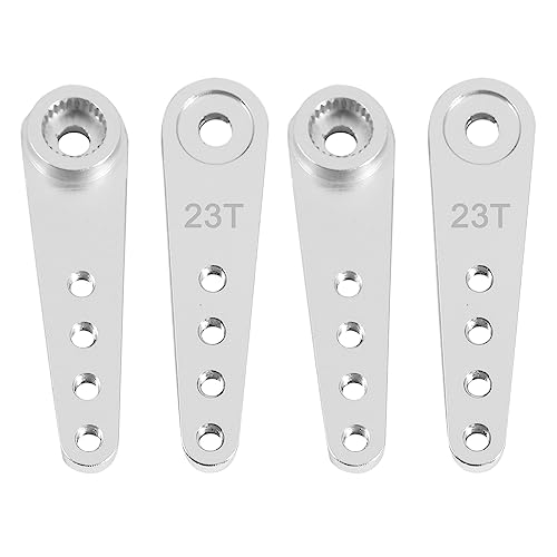 Kznifmk 4 Stück Aluminiumlegierung CNC Servoarm 1,25-2,5 für Futaba Servos, 23T Kznifmk 4 Stück Aluminiumlegierung CNC Servoarm 1,25-2,5 für Futaba Servos, 23T von Kznifmk