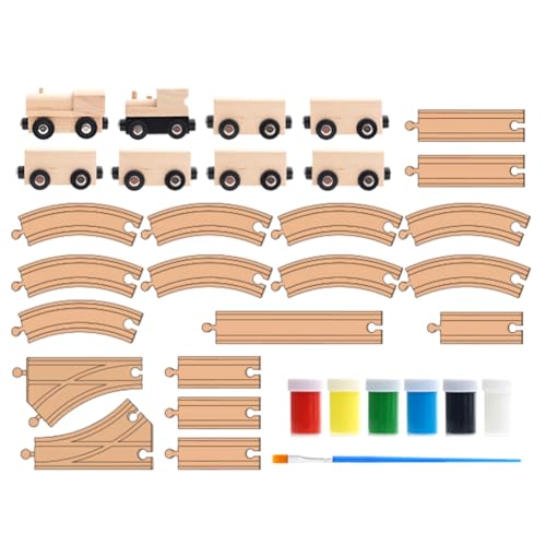 Kznifmk Set mit DIY-Eisenbahnschienenadaptern Aus Eisenbahnzubehör für Spielzeugeisenbahnen – Hobbys, Spiele, Tischaktivitäten für Kinder. Einfach zu Verwenden. von Kznifmk