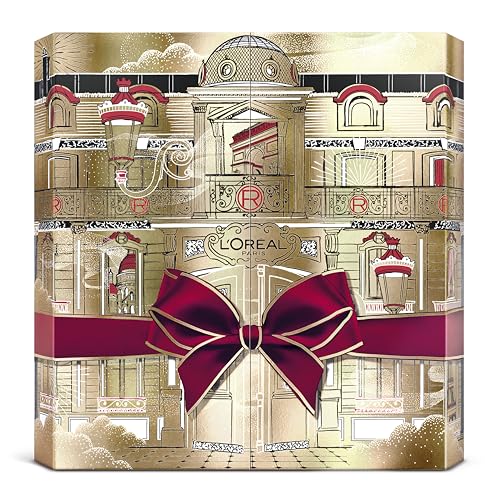 L'Oréal Paris - Adventskalender 24 Tage – Weihnachtsgeschenkset – Make-up, Gesichts- und Haarpflege – 24 unverzichtbare Beauty-Produkte in Originalgröße von L'Oréal Paris