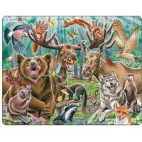 Puzzle - Tiere des Waldes (Selfie/Gruppenbild) von Raute Media