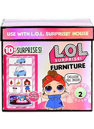 L.O.L. Surprise! 564928E7C Furniture - Puppenmöbel und Sammelfigur mit Zubehör Road-Trip mit Can Do Baby, 10 Überraschungen von L.O.L. Surprise!