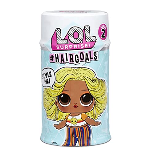 L.O.L. Surprise! Hairgoals. Surprise Puppe mit bürstbarem Haar und 15 Überraschungen. Lustiger Farbwechsel und modische Accessoires. Hairgoals Serie 2. Sammlerpuppen für Kinder ab 3 Jahren von L.O.L. Surprise!