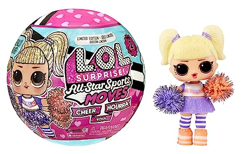 L.O.L. Surprise! All Star Sports Moves - Cheer Series - limitierte Auflage der Sammlerpuppe - Cheerleading-Puppen mit Mix & Match Outfits, Schuhen und Accessoires - für Mädchen und Jungen ab 4 Jahren von L.O.L. Surprise!