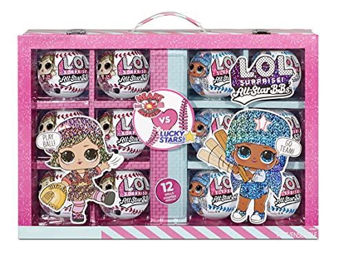 L.O.L. Surprise! All-Star Sports Ultimate Collection Serie 1 - mit 12 Baseballpuppen - 90+ Überraschungen, einschließlich Sammelkarten, Mode und Accessoires - Sammelset für Jungen und Mädchen ab 3 Jahren 576754C3 von L.O.L. Surprise!