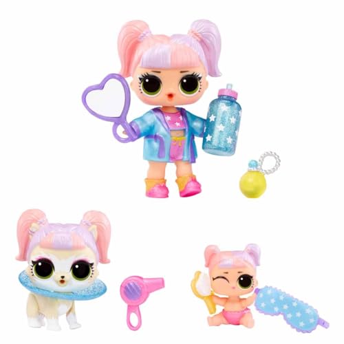 L.O.L. Surprise! Bubble Surprise Deluxe - Sammlerpuppen, Haustier, Schwesterchen, Überraschungen, Zubehör, Bubble Surprise beim Auspacken & Glitzerschaum-Farbwechsel - ideal für Kinder ab 4 Jahren von L.O.L. Surprise!