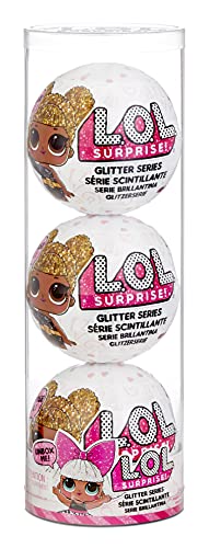 L.O.L. Surprise! Exclusive Glitzerpuppen 3er-Pack Sortiment Stil 4 - Mit 20+ Überraschungen inklusive Mode, Accessoires & mehr - Serie 1 Neuauflage - Sammelpuppen für Mädchen ab 4 Jahren L.O.L. Surprise! Exclusive Glitzerpuppen 3er-Pack Sortiment Stil 4 - Mit 20+ Überraschungen inklusive Mode, Accessoires & mehr - Serie 1 Neuauflage - Sammelpuppen für Mädchen ab 4 Jahren von L.O.L. Surprise!