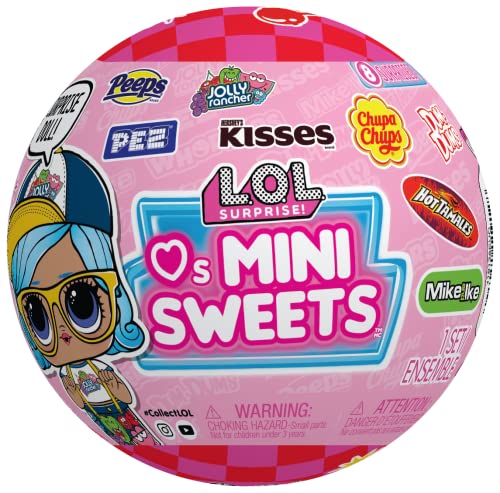 L.O.L. Surprise! Loves Mini Sweets Sammelpuppe - mit 8 Überraschungen - inkl. Accessoires & Candy Puppe inspiriert von Süßigkeiten - Geschenk für Kinder ab 4 Jahren von L.O.L. Surprise!