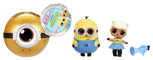 L.O.L. Surprise! Loves Minions Tots - Enthält 1 Puppe mit Outfit und Accessoires, von den Minions inspirierte Kugel, Blindverpackung, 6 Puppen zum Sammeln L.O.L. Surprise! Loves Minions Tots - Enthält 1 Puppe mit Outfit und Accessoires, von den Minions inspirierte Kugel, Blindverpackung, 6 Puppen zum Sammeln von L.O.L. Surprise!