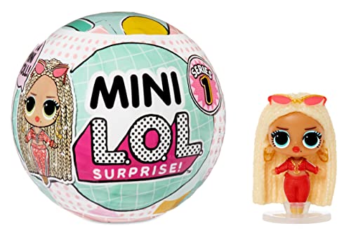 L.O.L. Surprise! Mini Kollektion Sammelpuppe - ZUFÄLLIGE Auswahl - 2-in-1 Verpackung Wird zum Spielset - inkl. OMG Puppe im Mini-Format & Accessoires - Geschenk für Kinder ab 4 Jahren von L.O.L. Surprise!