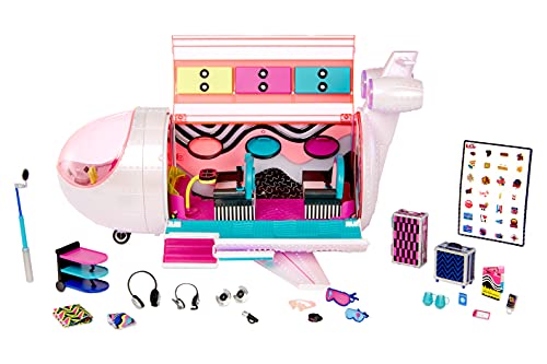 L.O.L. Surprise! OMG 4-in-1- Flugzeug mit 50 Überraschungen inklusive zahlreichen Accessoires zum Sammeln - Verwandelbar in EIN Auto, Aufnahmestudio und Mischpult - für Mädchen und Jungen ab 4 Jahren L.O.L. Surprise! OMG 4-in-1- Flugzeug mit 50 Überraschungen inklusive zahlreichen Accessoires zum Sammeln - Verwandelbar in EIN Auto, Aufnahmestudio und Mischpult - für Mädchen und Jungen ab 4 Jahren von L.O.L. Surprise!