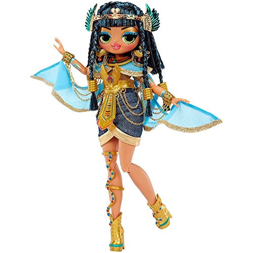 L.O.L. Surprise! OMG Fierce Limited Edition Premium Sammlerpuppe - Cleopatra - Überraschungen wie tolle Outfit und Mode-Accessoires - Mit Premium-Verpackung - Für Kinder ab 4 Jahren von L.O.L. Surprise!