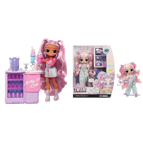 L.O.L. Surprise! OMG Sweet Nails - Kitty K Café & Tweens - Modepuppe Flora Moon - mit über 10 Überraschungen und Fabelhaften Accessoires - Toll für Kinder ab 4 Jahren von L.O.L. Surprise!