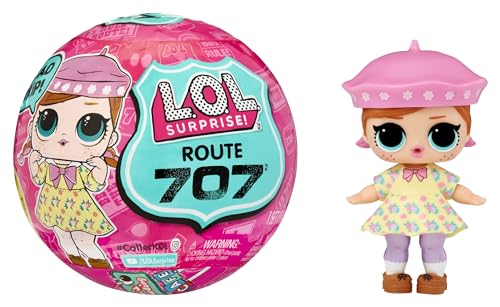 L.O.L. Surprise! Route 707 Tots Wave 2 - Roadtrip-Thema - 1 Limited Edition Sammlerpuppe - Überraschungspuppen mit Mix- and-Match-Outfits, Schuhen und Accessoires - Geschenk für Girls ab 4 Jahren von L.O.L. Surprise!