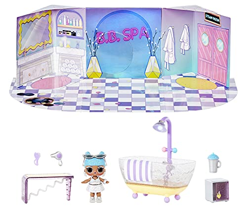 L.O.L. Surprise! Winter Chill Hangout Spaces Möbelset - Ice - Mit 10+ Überraschungen inkl. Puppe, Accessoires und Möbel - 2-in-1 Spielset - Tolles Geschenk für Mädchen und Jungen ab 4+ Jahren von L.O.L. Surprise!