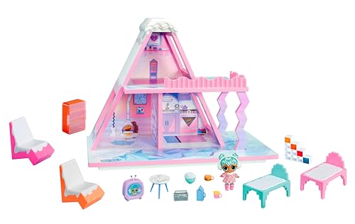 L.O.L. Surprise! Winter Snow Chalet mit Tot - aus Echtem Holz, 15+ Überraschungen, mit Einer exklusiven Puppe, Geschenk für Kinder ab 4 Jahren von L.O.L. Surprise!