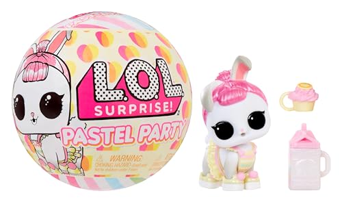 L.O.L. Surprise! Pastel Party Hops Tot - 1 Special Edition Puppe mit 6 Überraschungen, Inklusive Zauberhafter Frühlingshafter Mode und Accessoires, Zwei Puppen zum Sammeln, für Kinder ab 4 Jahren von L.O.L. Surprise!