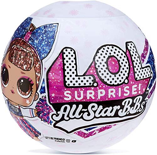 LOL Surprise All-Star BBs - Cheer Team - Sportliche Glitzerpuppe mit 8 Überraschungen und Modeaccessoires - All-Star BBs Serie 2 - Sammlerpuppen für Mädchen ab 3 Jahren von L.O.L Surprise!