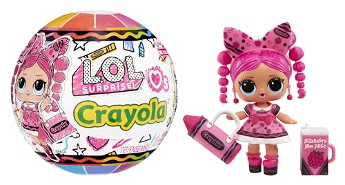 L.O.L. Surprise! Loves Crayola - Tots - Buntstiftpuppen mit Farben-Thema - 7 Überraschungen inklusive Einer Überraschungssammlerpuppe - Ideal für Mädchen ab 3 Jahren von L.O.L. Surprise!