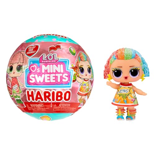 L.O.L. Surprise! - Loves Mini Sweets Series X Haribo - Inklusive 1 Puppe mit Süßigkeiten-Thema und lustigem Zubehör - Sammlerpuppen für Kinder ab 4 Jahren geeignet von L.O.L. Surprise!