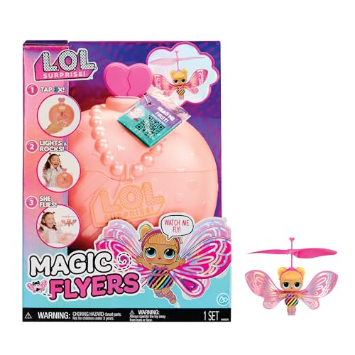 L.O.L. Surprise! Magic Flyers - Flutter Star - Handgesteuerte fliegende Puppe - Sammlerpuppe mit Touch-Flasche zum Auspacken - Ideal für Mädchen ab 6 Jahren von L.O.L. Surprise!