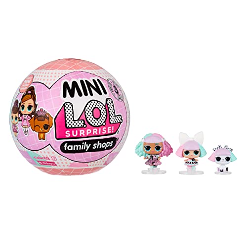 L.O.L. Surprise! Mini Family - ÜBERRASCHUNGSAUSWAHL - Kugel-Spielset mit 3 Mini Tween Sammlerpuppen und Überraschungen - Tolles Geschenk für Kinder ab 4 Jahren von L.O.L. Surprise!