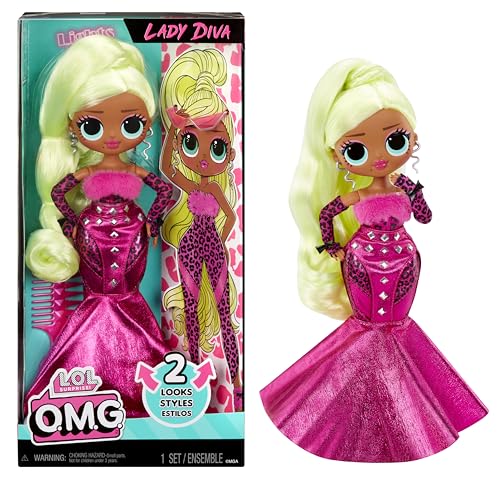 L.O.L. Surprise! OMG Modepuppe - Lady Diva - Mit Zahlreichen Überraschungen, wie Wandelbare Mode und Fabelhafte Accessoires - Ideal für Kinder ab 4 Jahren von L.O.L. Surprise!