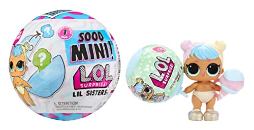 L.O.L. Surprise! Sooo Mini Lil Sisters - ÜBERRASCHUNGSAUSWAHL - Enthält Limitierte Sammlerpuppe Lil Sister, 5 Überraschungen und Mini L.O.L. Surprise! Kugel - Tolles Geschenk für Kinder ab 4 Jahren von L.O.L. Surprise!