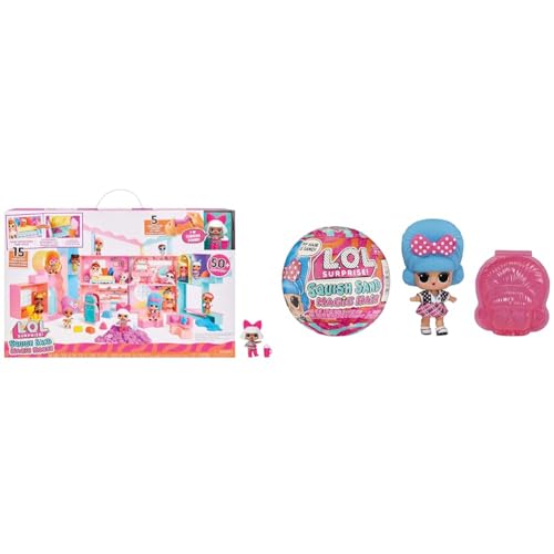 LOL Surprise Squish Sand Magic House mit Sammelpuppe Diva & Quish Sand Magic Hair Tots - Sammlerpuppe mit Formbarem Spielsand und Überraschungen - Ideal für Mädchen ab 3 Jahren von L.O.L. Surprise!