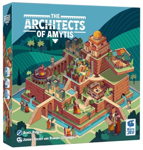 The Architects of Amytis Modernes Strategiespiel für zwei Spieler, ab 10 Jahren, für 2 Spieler, 30 Minuten von LA BOITE DE JEU