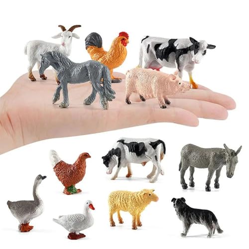 LAANCOO Kleine Tiere Figuren, 12 -pcs von LAANCOO