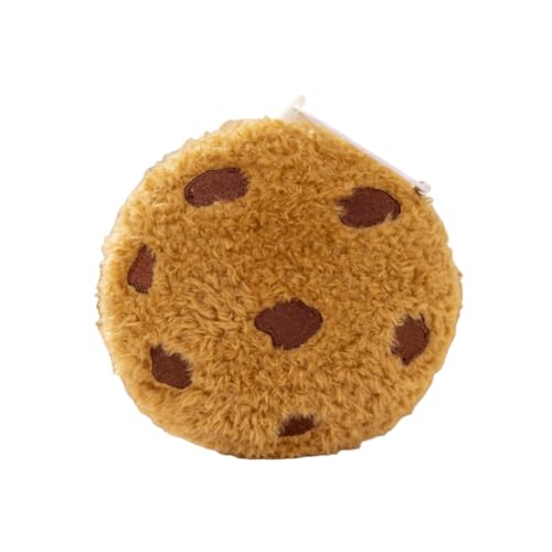 LAARNT 10cm Kreative Cookie-Schlüssel anhänger，Cartoon Kawaii Schokoladen Keks Kissen， Schöne Rucksack Dekoration Zubehör ，Bunte Schlüssel anhänger,gelb von LAARNT