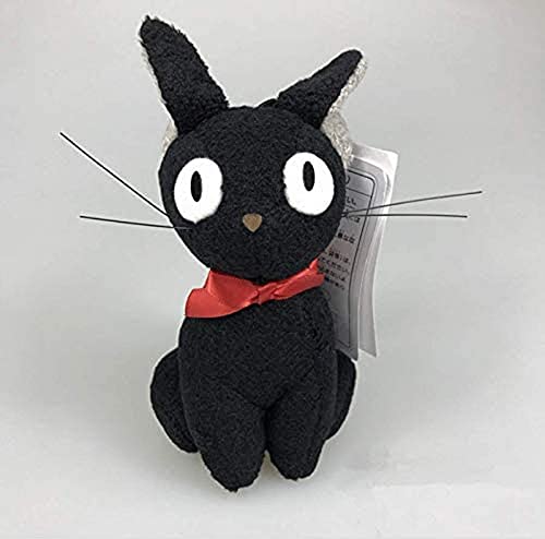 LAARNT 15cm Kiki-Schwarze Katze Plüsch Weich,Katzenpuppe Spielzeug als Geschenk,Schlafzimmer Dekoration,Geschenke für Freunde von LAARNT