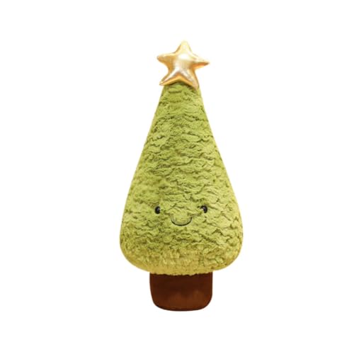 LAARNT 22cm Cartoon Weihnachtsbaum Plüschtier Kissen Puppe, niedliche Puppe Desktop Ornamente, Plüschtier Kissen Kissen Dekorationen, Simulation Plüschtiere von LAARNT