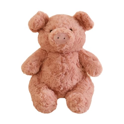 LAARNT 25cm Cartoon Tier Plüsch Puppe, rosa Schweinchen, Plüsch Elefanten Puppe, weiches Flauschiges Kissen, Plüschtier Plüschtier Spielzeug rosa von LAARNT