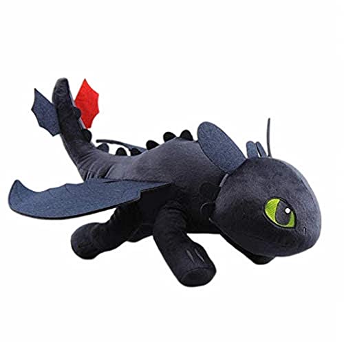 LAARNT 25cm Einzigartige Black Dragon Plüschpuppe,Süßes Black Dragon Plüschtier,Black Dragon Stofftier,als Geburtstagsgeschenk von LAARNT