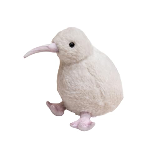 LAARNT 25cm Langer Schnabel Vogelpuppe, Imitation Vogel Plüschtier, Plüschtier Birdie Plüschtier Plüschtier Vogel Spielzeug Weiß von LAARNT