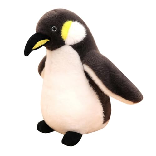 LAARNT 25cm Simulation Pinguin Puppe Plüschtier, realistisches Pinguin Plüschtier, Cartoon Pinguin Plüschpuppe, weiches und bequemes Plüschkissen von LAARNT