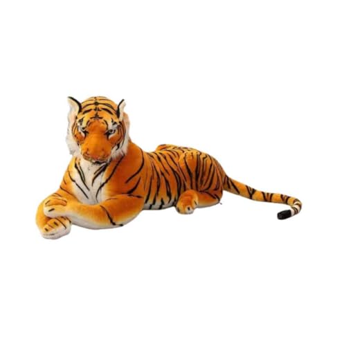 LAARNT 25cm Simulation Yellow Tiger Plüschtier, Bequeme Plüschtigerpuppe von LAARNT