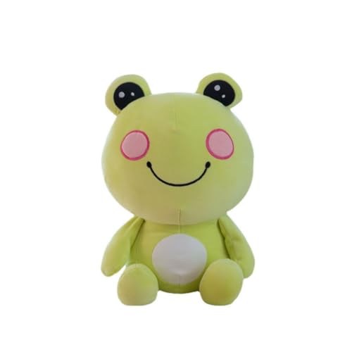 LAARNT 25cm süßer Frosch Plüschtier, sitzende Version Froschpuppe, Frosch Plüschkissen, Frosch Plüschtier Kuscheltier, Plüschtier Plüschtiere von LAARNT